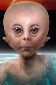A reconstruction of the appearance of the "Starchild"