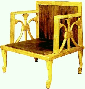 Chair from the cache of Hetepheres's funerary furniture