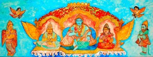 Rama in his vimana