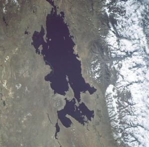 Lake Titicaca seen from space